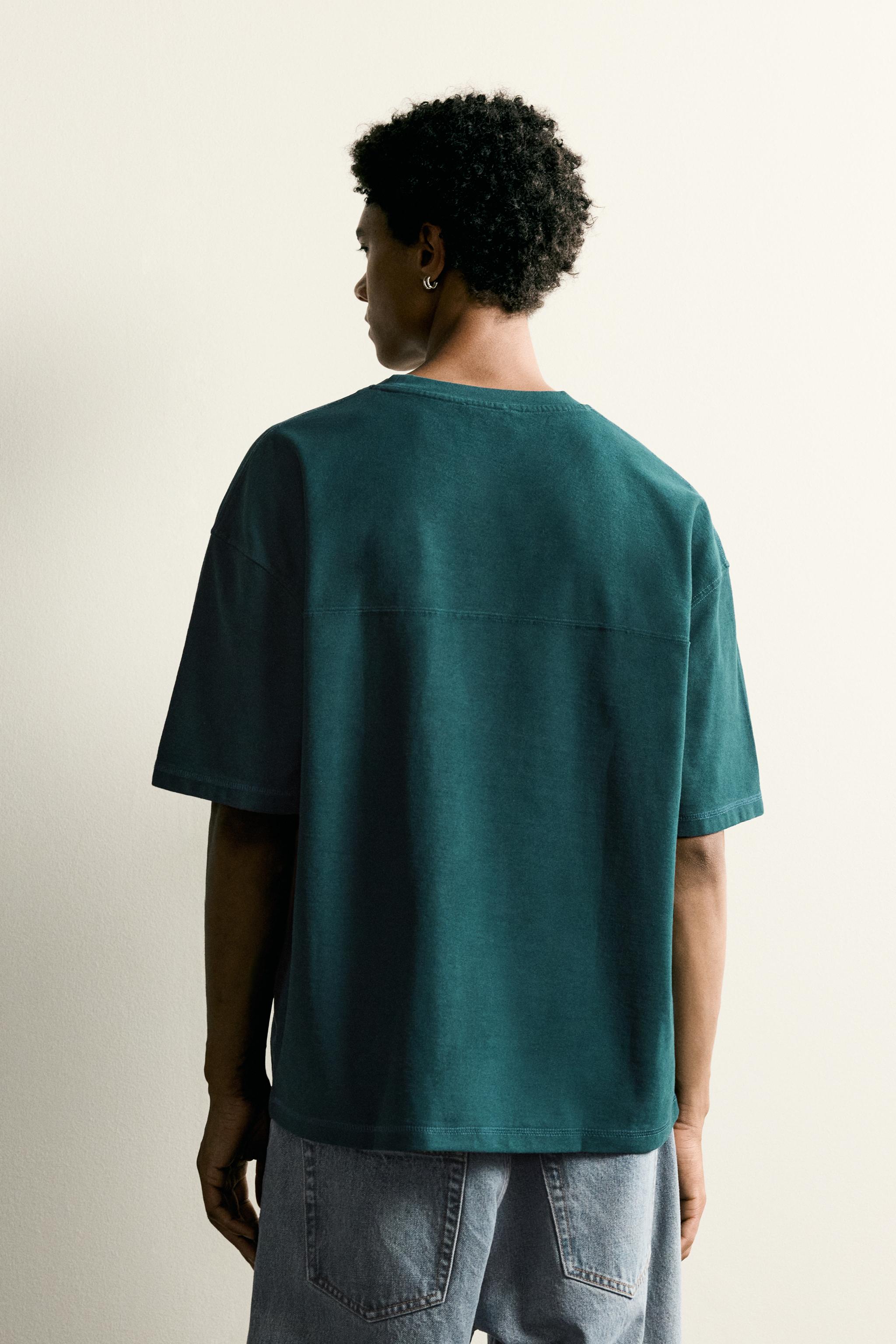 RELAXED FIT SEAM DETAIL T-SHIRT